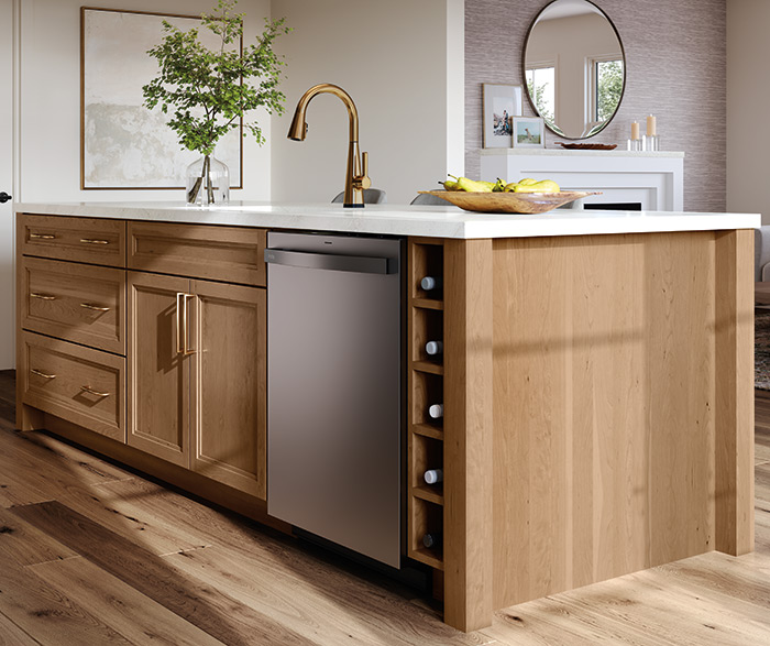 Straight Run Kitchen with Long Linear Island
