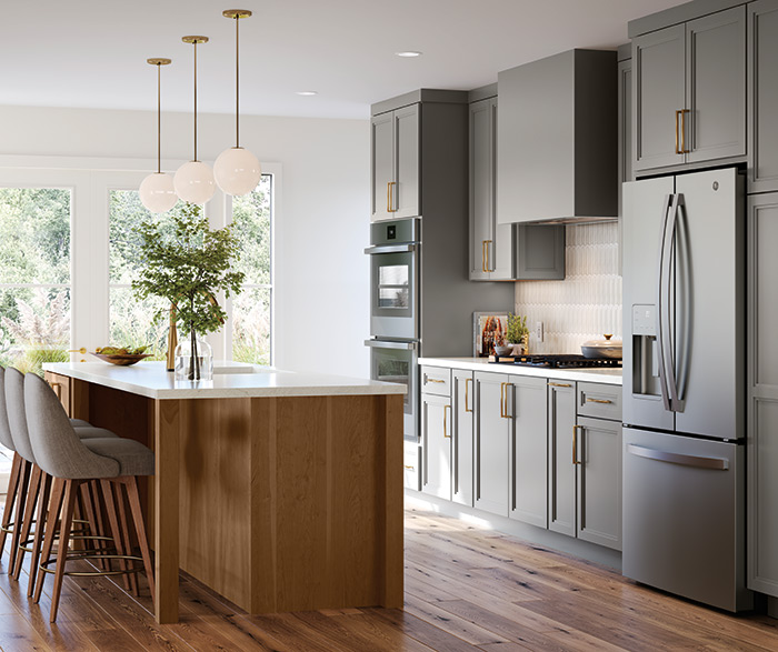 Straight Run Kitchen with Long Linear Island
