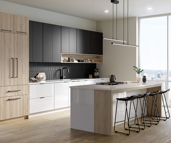 High Contrast Kitchen
