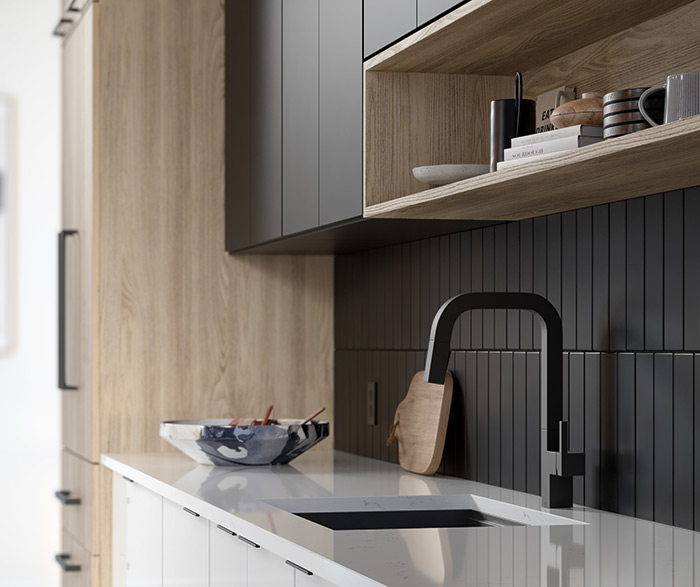 High Contrast Kitchen