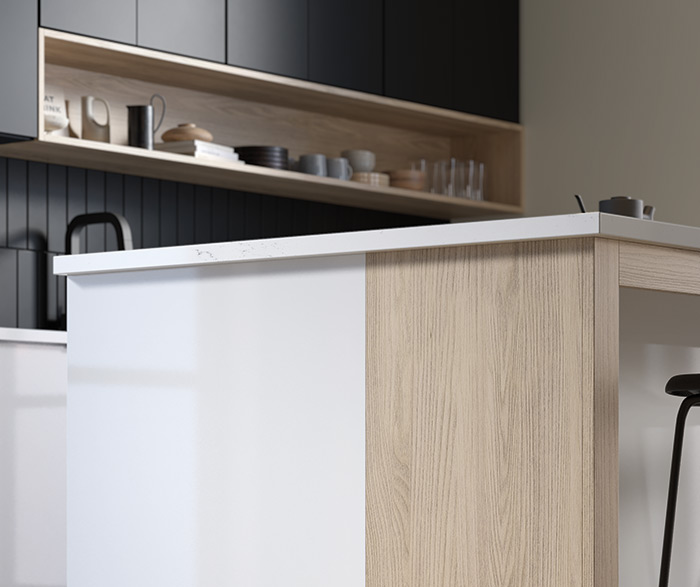 High Contrast Kitchen